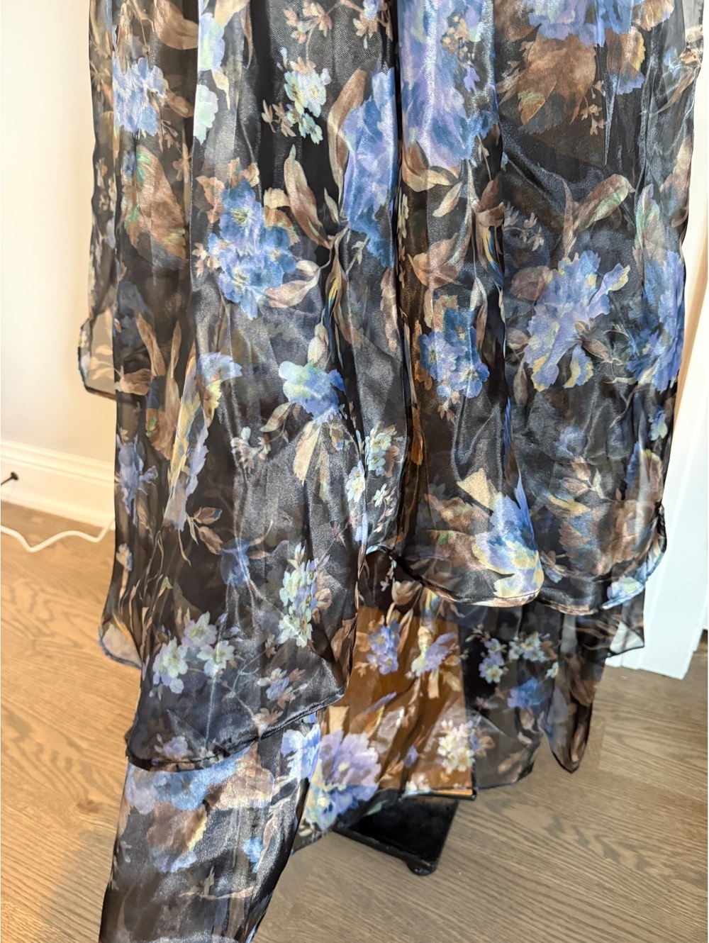 Lulus New Strapless Floral High-Low Dress with Tags - Picture 8 of 15